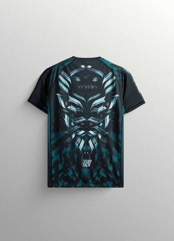 Rashguard Manches Courtes "ODIN" - Vert Forêt