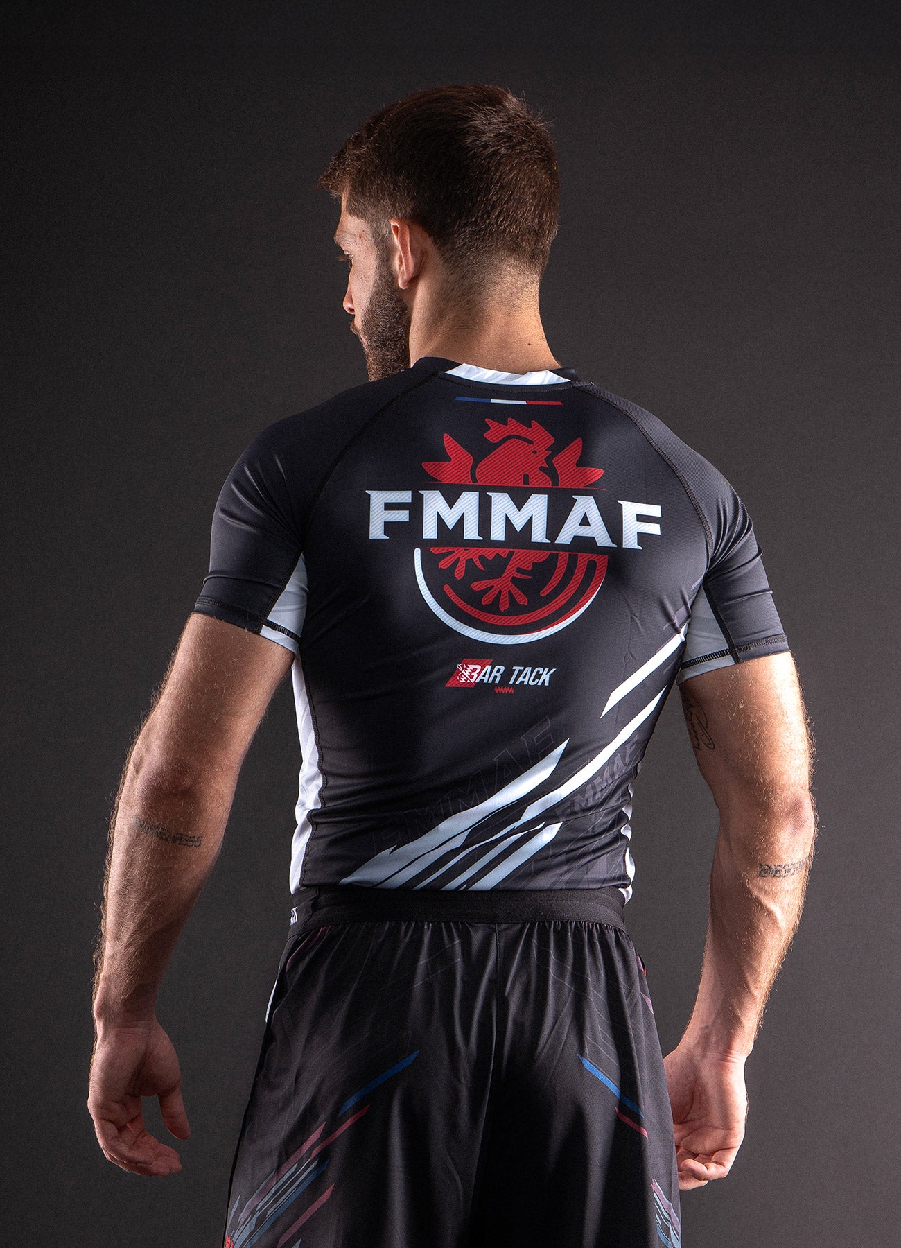 Rashguards Offiziell Bar Tack x FMMAF "Drift" - Weißgurt