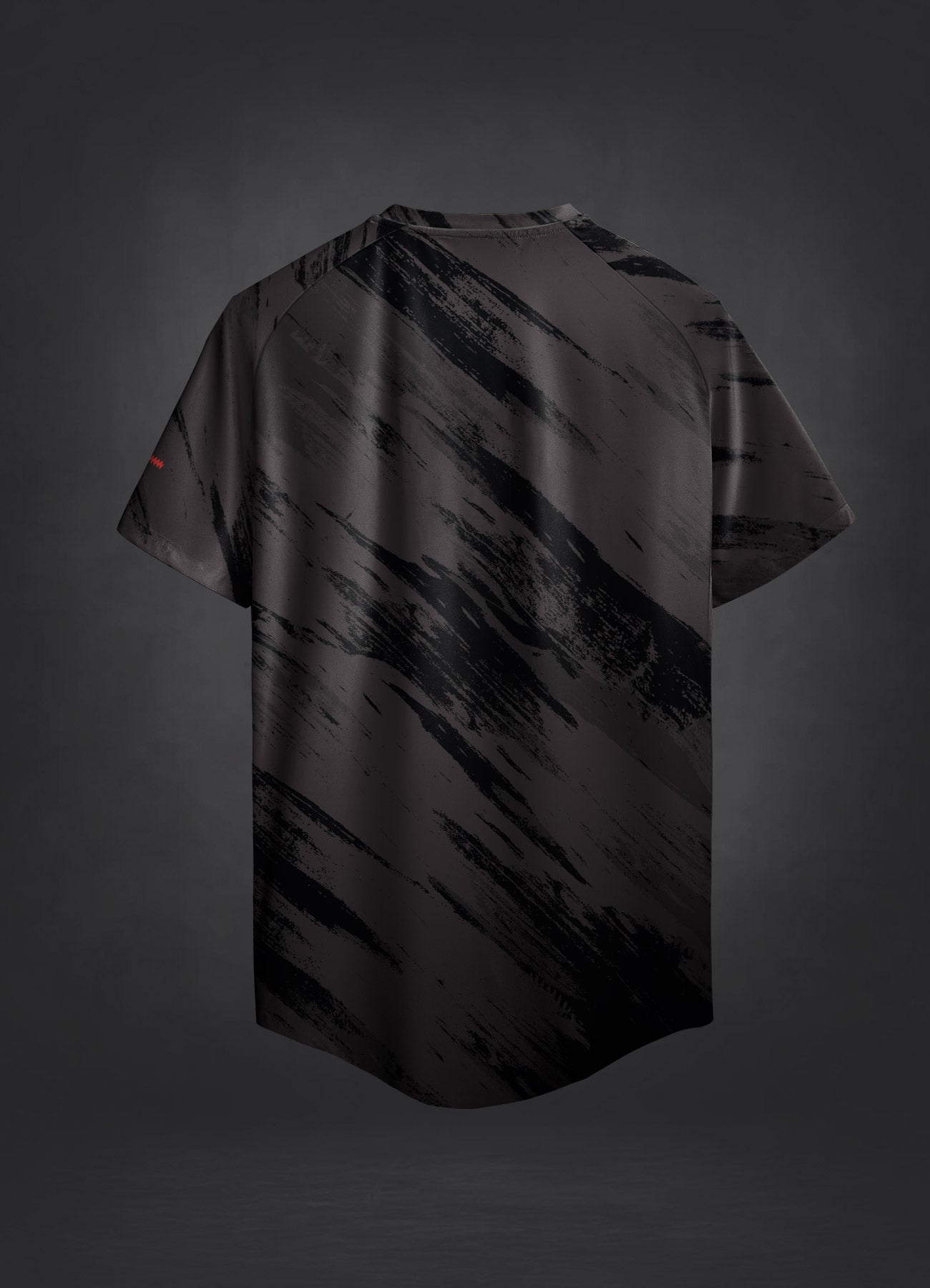 T-Shirt DryMax™ Lite Bar Tack "Warfare" – Dunkelgrau
