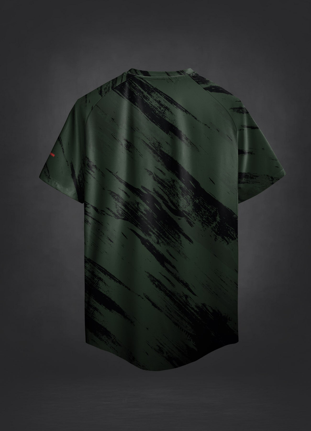 T-Shirt DryMax™ Lite Bar Tack "Warfare" – Khakigrün