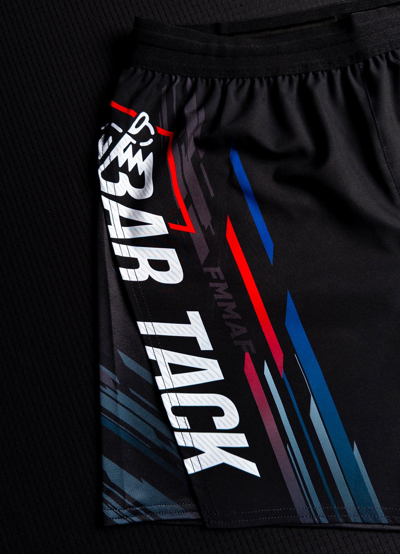 MMA-Short Bar Tack x FMMAF AeroMax™ "DRIFT" – Schwarz