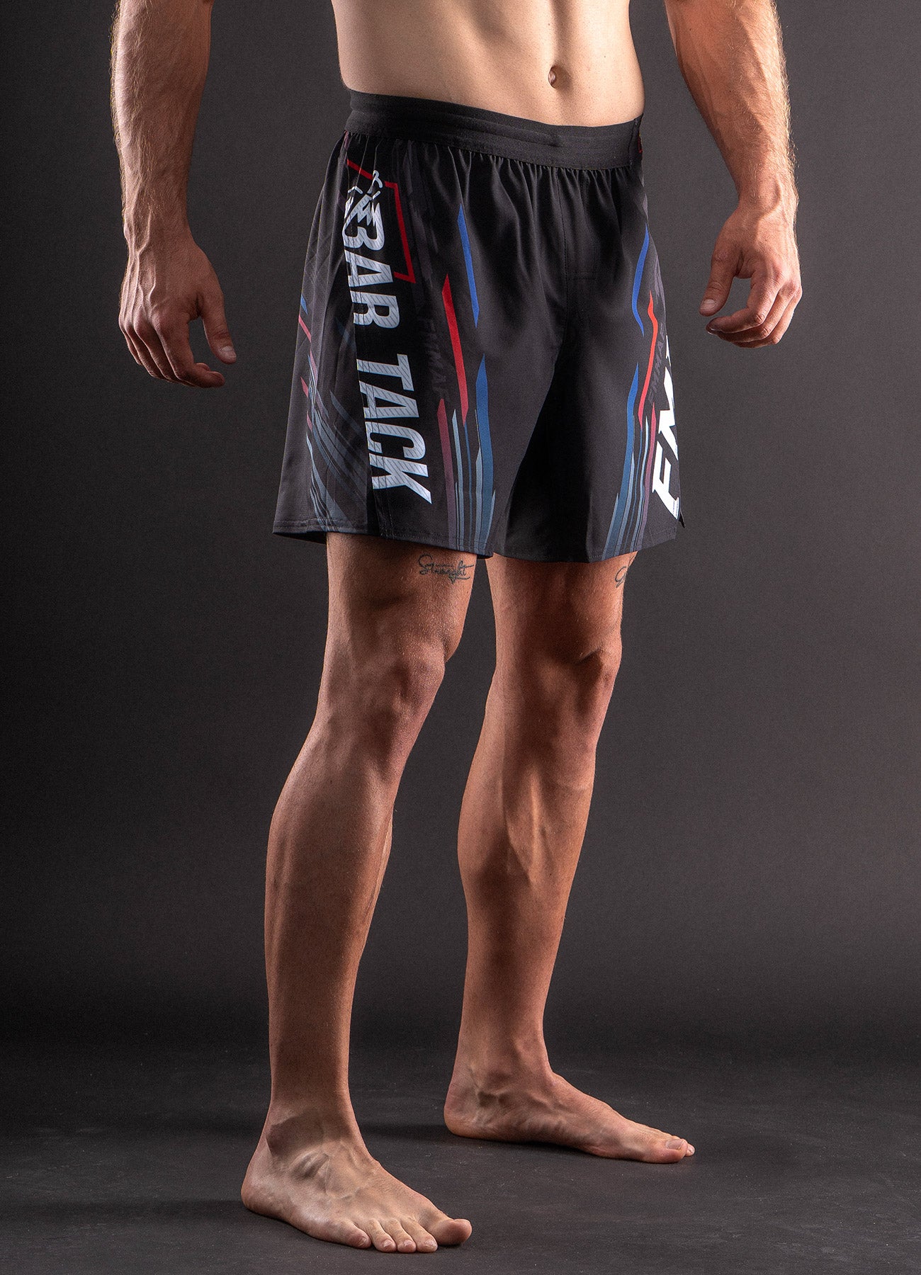 MMA-Short Bar Tack x FMMAF AeroMax™ "DRIFT" – Schwarz