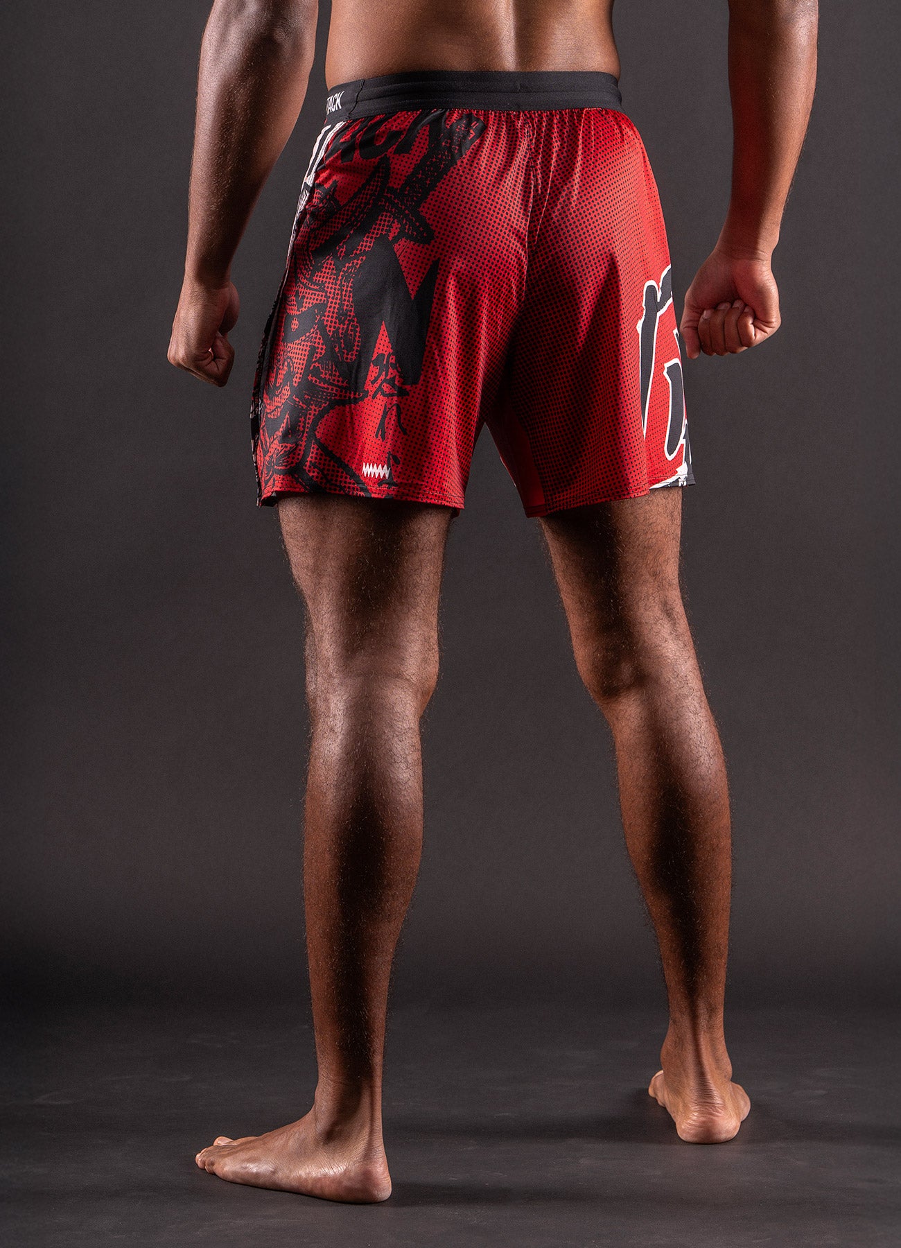 MMA Shorts Bar Tack AeroMax™ "ONI 鬼" - Sand