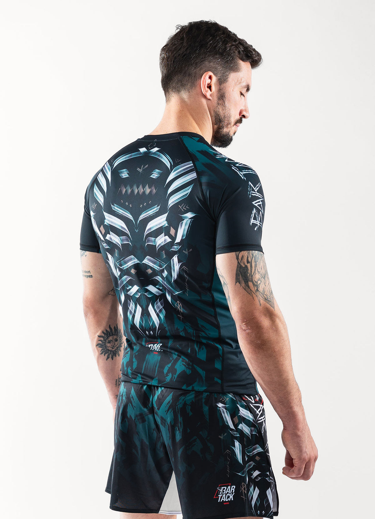 Rashguard Manches Courtes "ODIN" - Vert Forêt