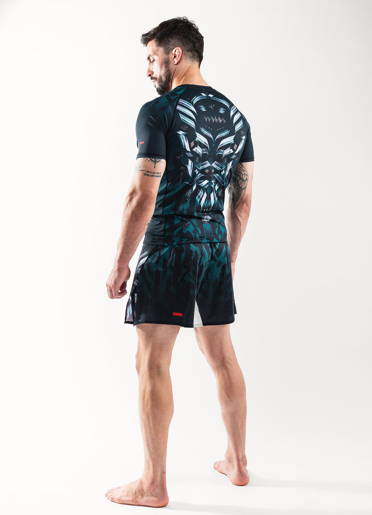 Rashguard Manches Courtes "ODIN" - Vert Forêt