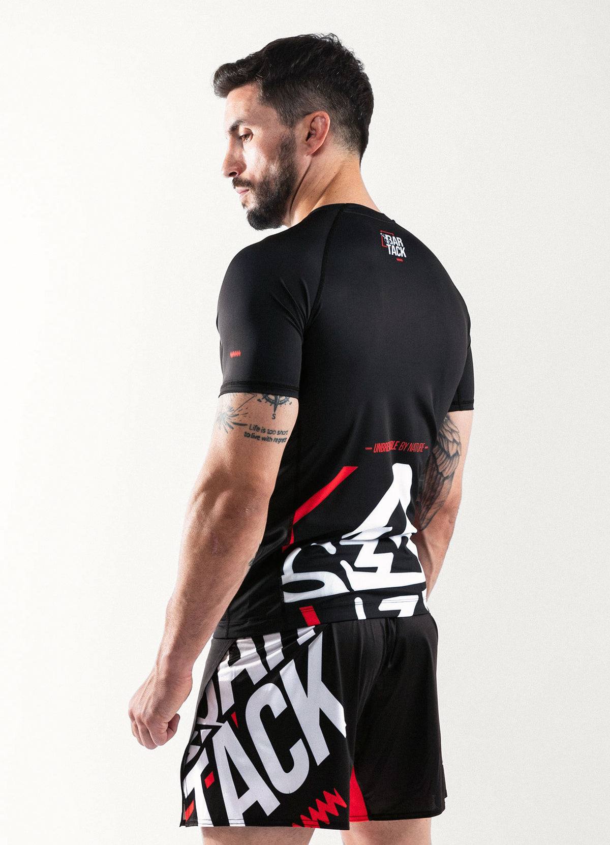 Rashguard Manches Courtes "Gravity" - Noir