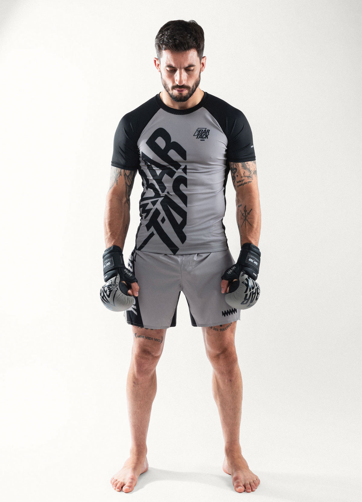 Rashguard Manches Courtes "Gravity" - Sable
