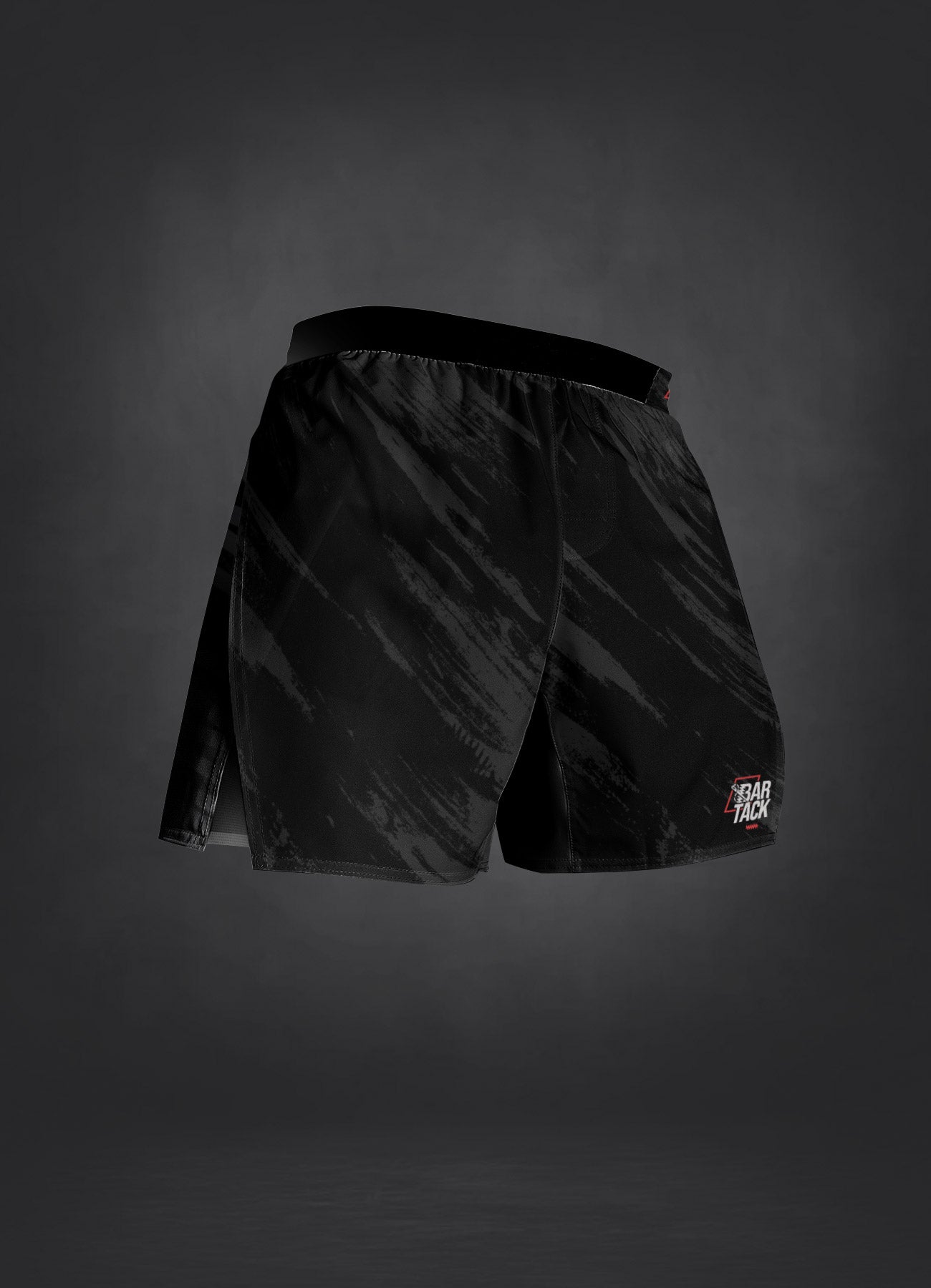MMA-Shorts Bar Tack AeroMax™ "Warfare" - Schwarz