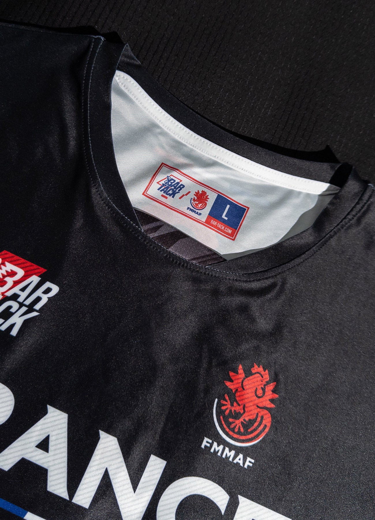 DryMax™ Bar Tack x FMMAF T-Shirt „Equipe de France“ – Schwarz