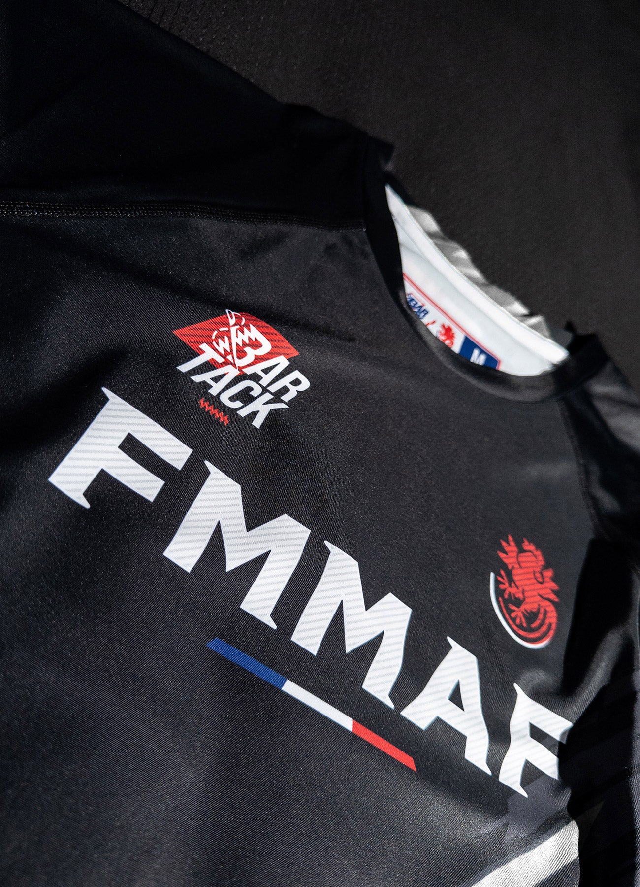 Rashguards Offiziell Bar Tack x FMMAF "Drift" - Weißgurt