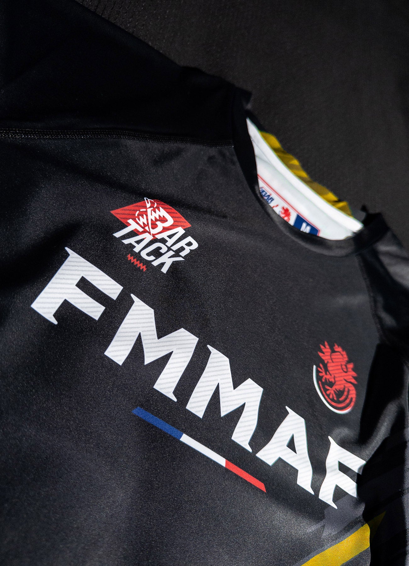 Rashguards Offiziell Bar Tack x FMMAF "Drift" - Gelber Grad