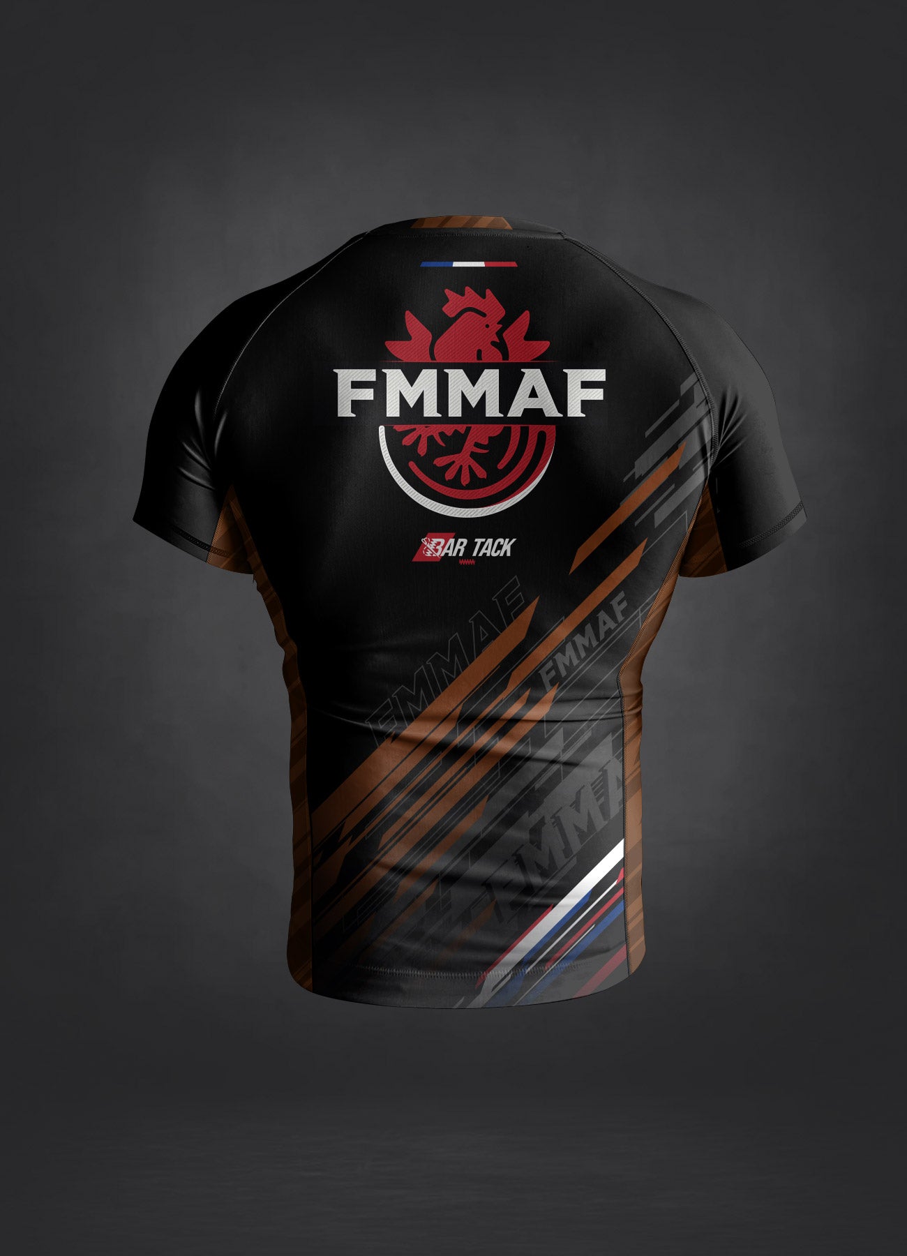 Rashguards Offiziell Bar Tack x FMMAF "Drift" - Brauner Gurt