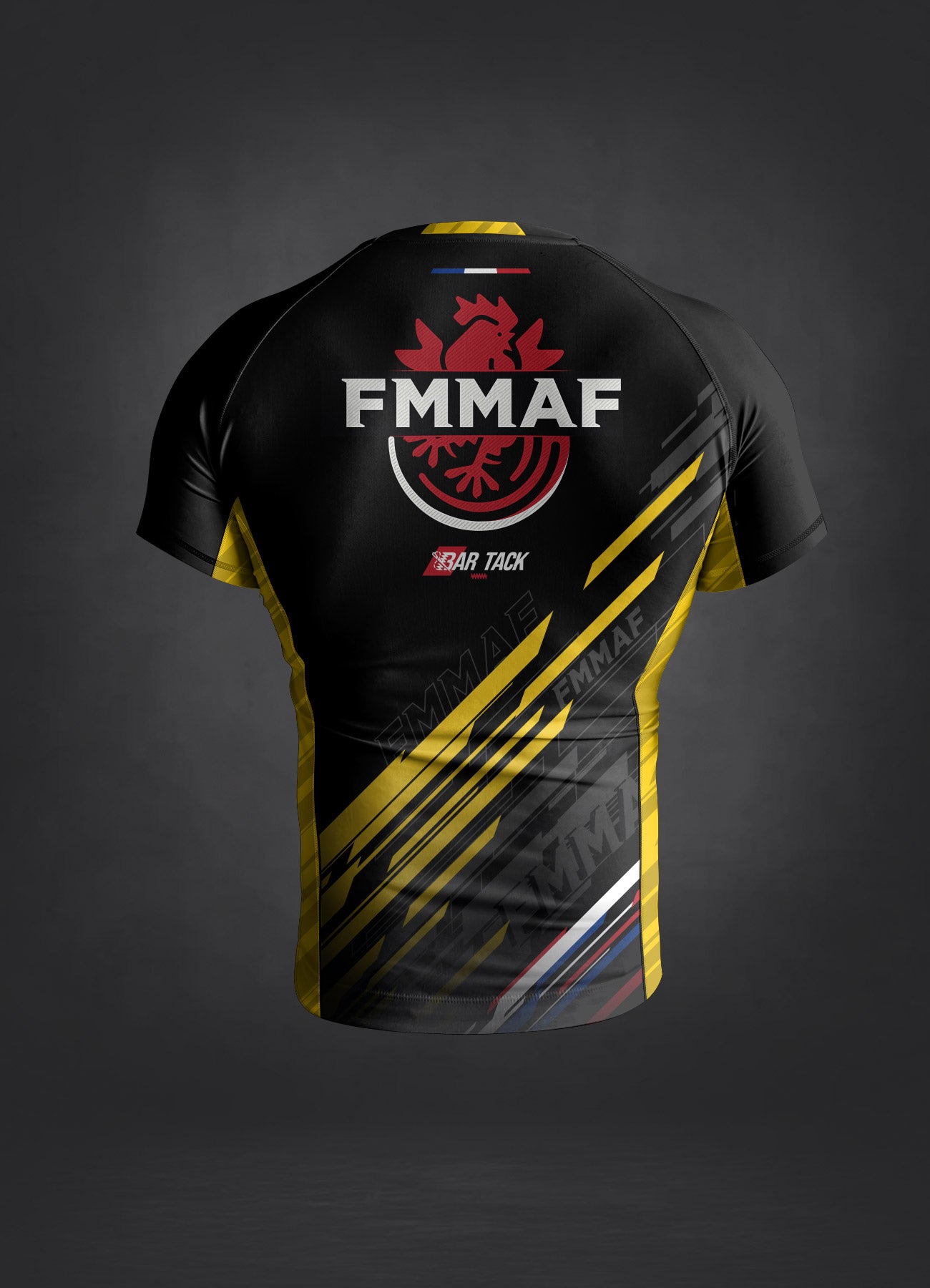 Rashguards Offiziell Bar Tack x FMMAF "Drift" - Gelber Grad