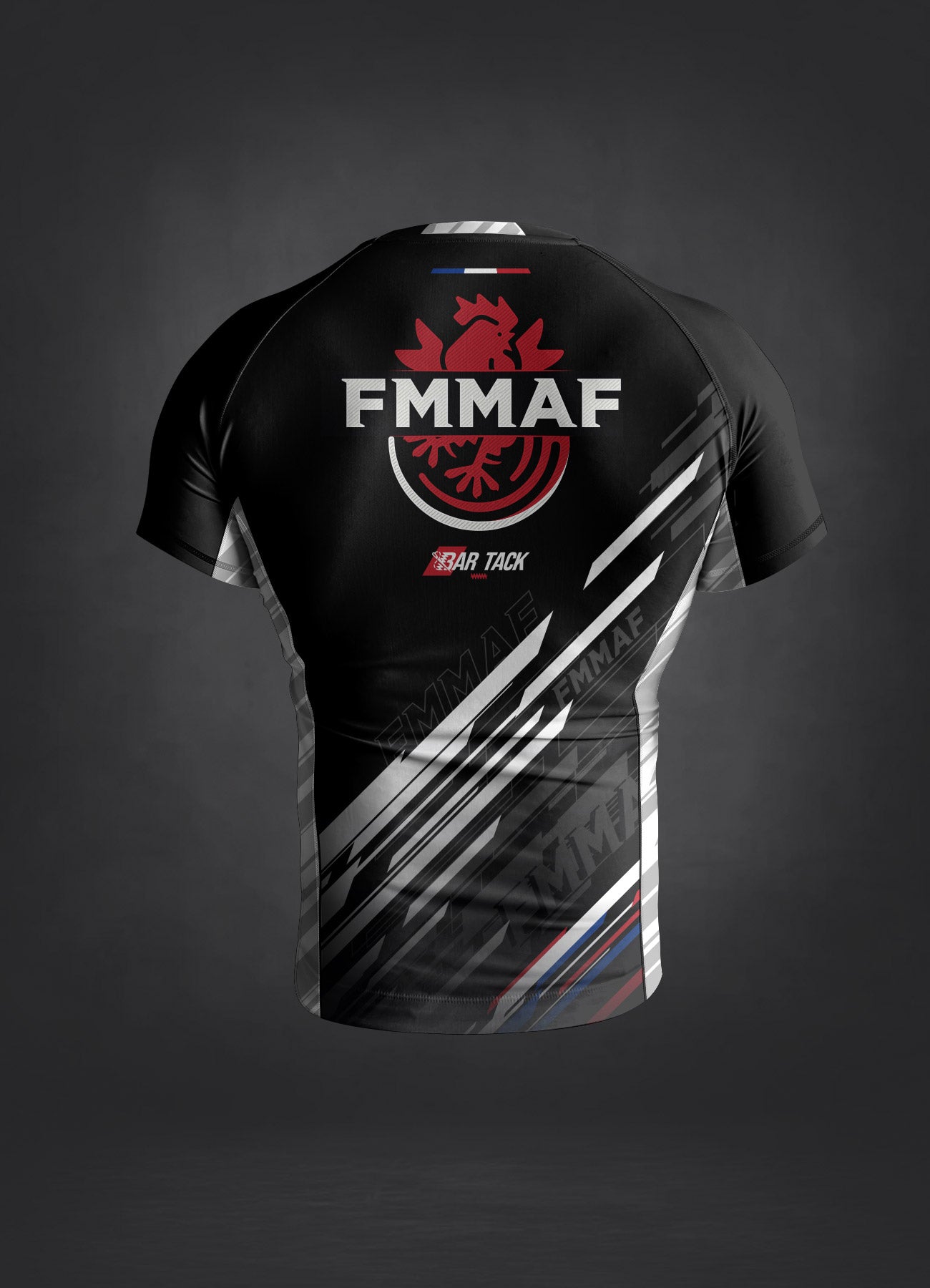 Rashguards Offiziell Bar Tack x FMMAF "Drift" - Weißgurt